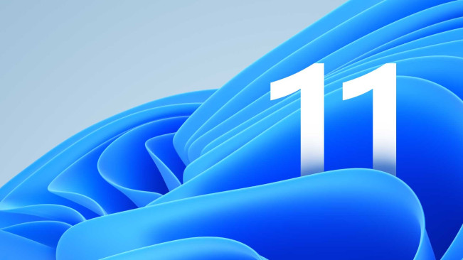 Tampilan Windows 11. [X]